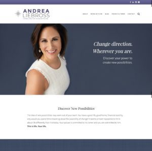 AndreaLiebross.com by Krista Smith at ActivateHerAwesome.com