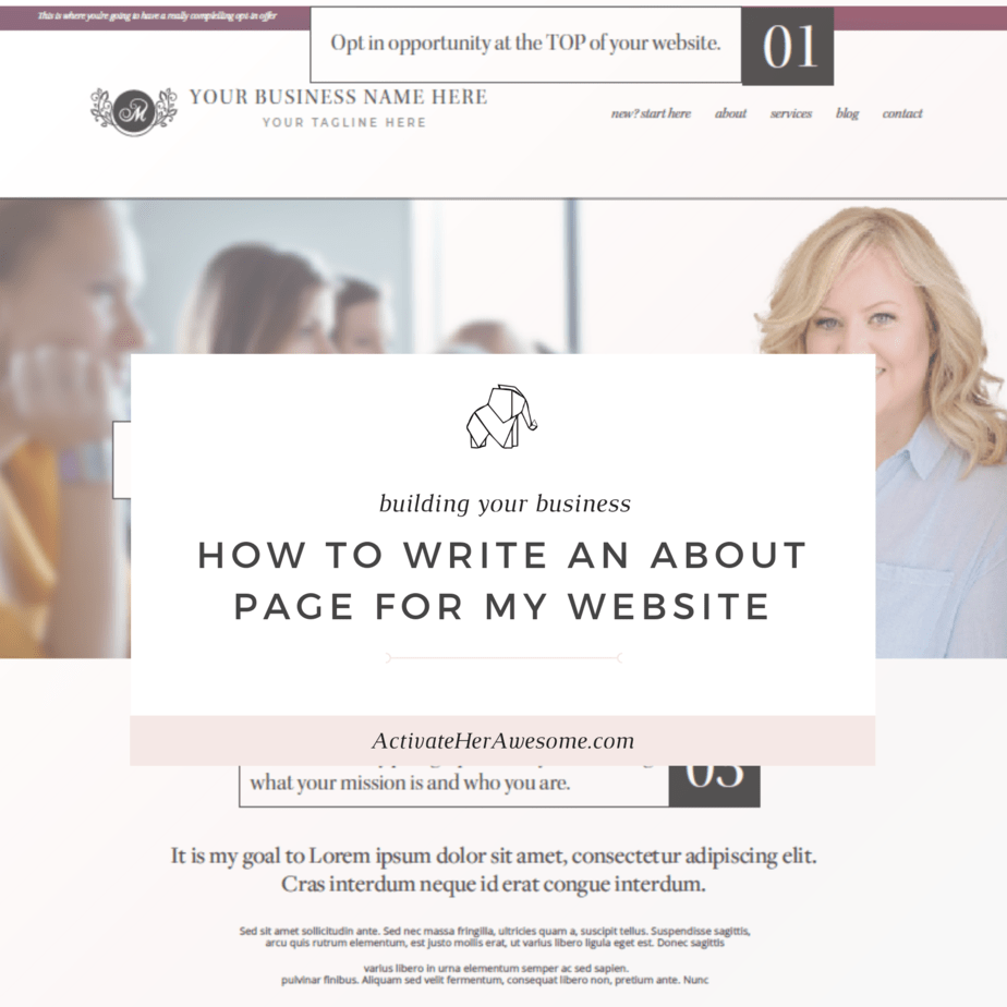 HOW TO WRITE AN ABOUT PAGE FOR MY WEBSITE _ via Krista Smith at ...