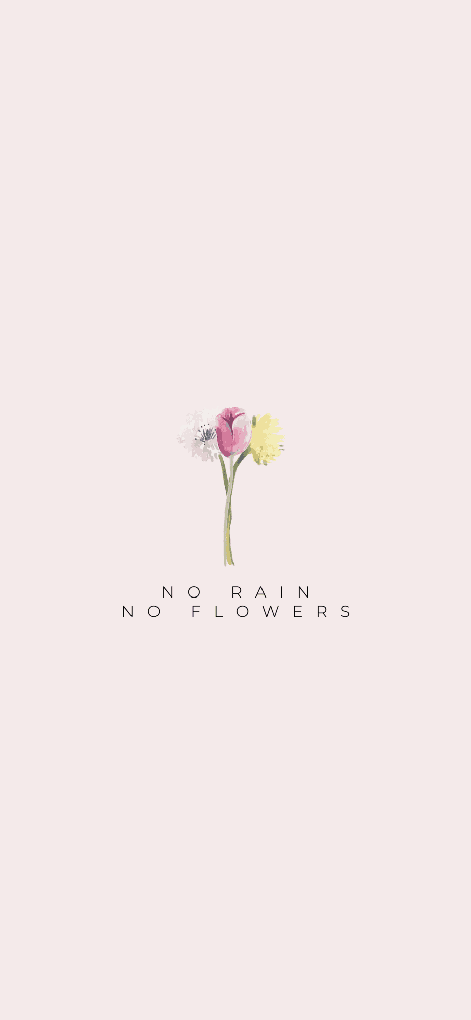 No Rain No Flowers Wallpaper Via Krista Smith At Activateherawesome Activate Her Awesome No Rain No Flowers Flower Wallpaper Wallpaper Iphone Cute