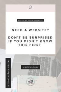 Need a website? Don't be surprised if you didn't know this first by Krista Smith