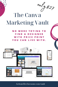 The Canva Marketing Vault - over 150 Canva Templates for Coaches, Creatives, and Consultants