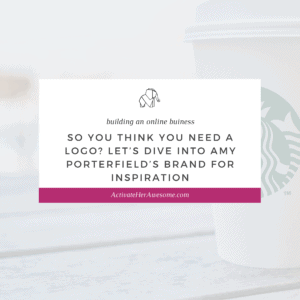 You need a logo for your coaching business? Start here by Krista Smith, ActivateHerAwesome.com