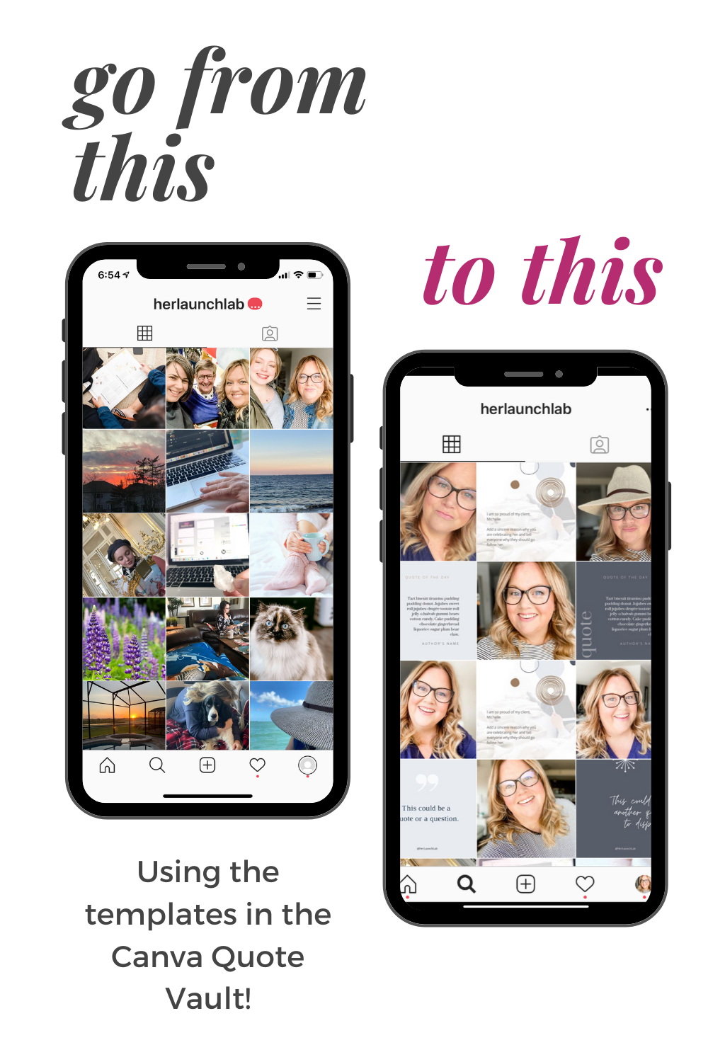 Go from unorganized to beautiful using the Canva Quote Vault