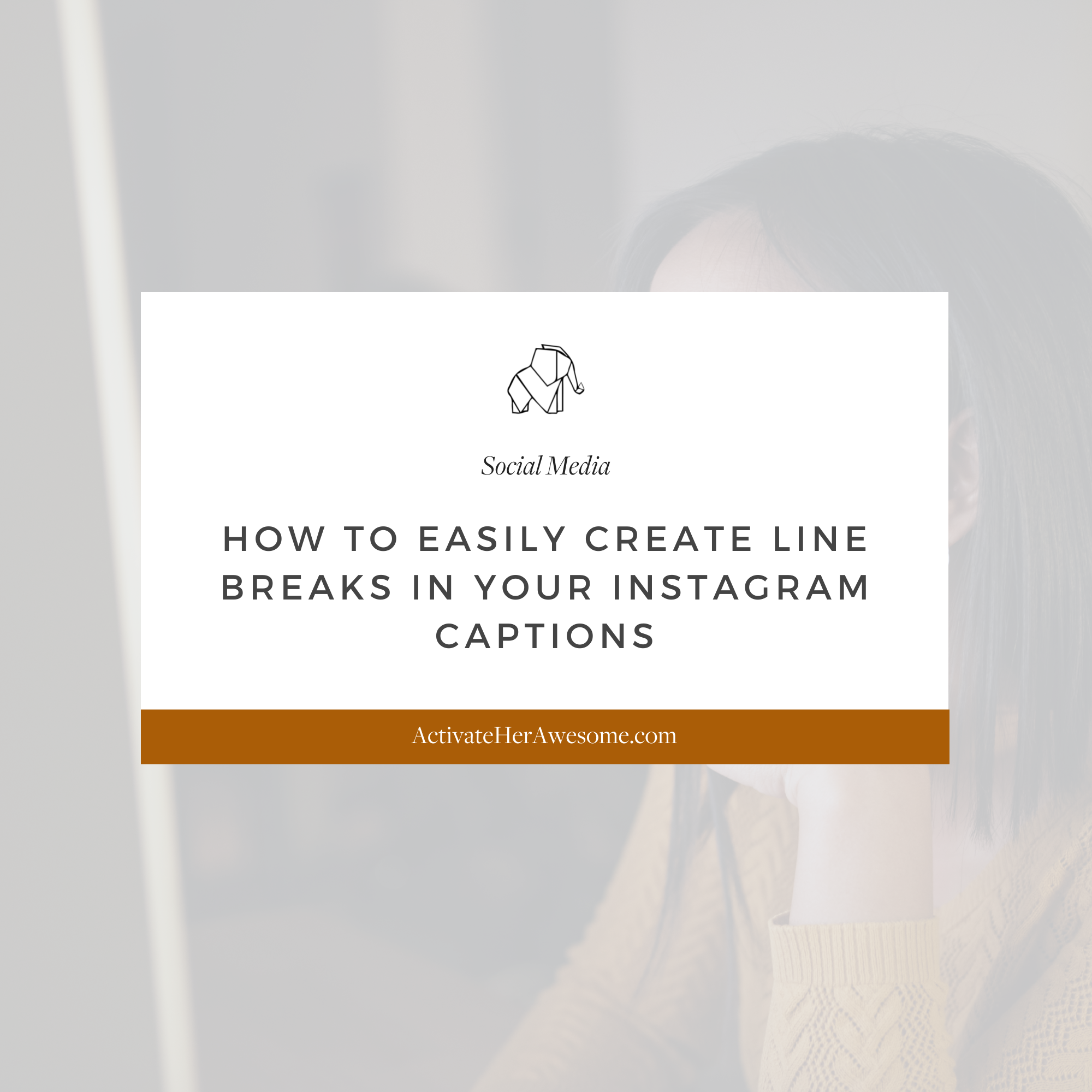 Instagram Line Text How to Easily Create Line Breaks in Your Instagram Captions - Activate ...