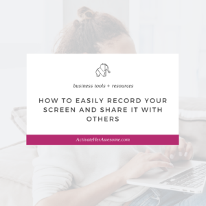 How to Easily Record Your Screen and Share It With Others by Krista Smith