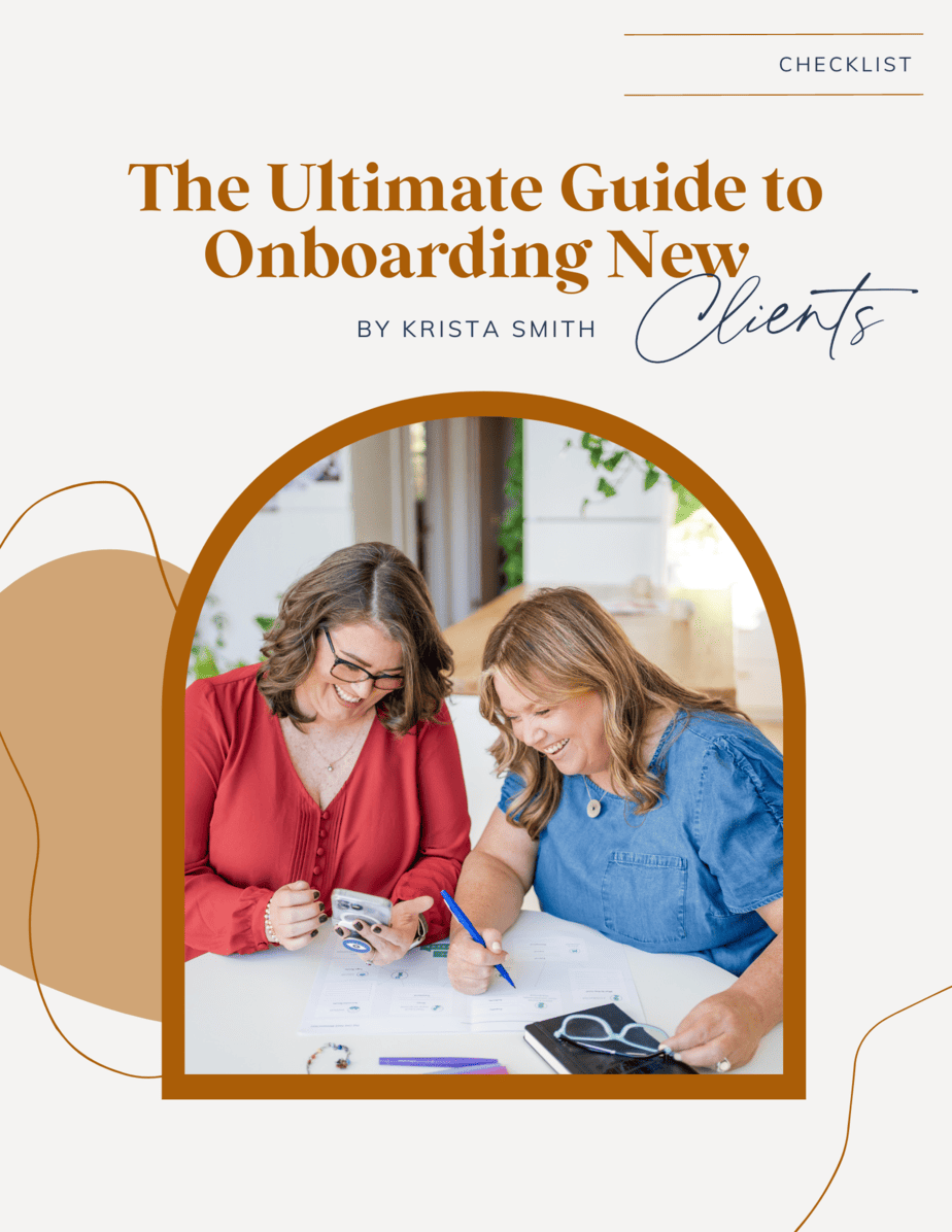 The Ultimate Guide to Onboarding New Clients by Krista Smith at ActivateHerAwesome.com